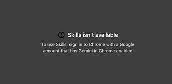 gemini unavailable in chrome
