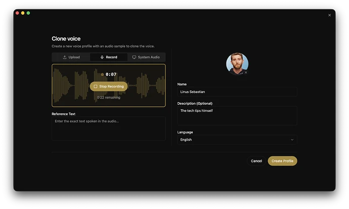 Voicebox clone voice
